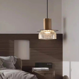 Valen Crackle Glass Pendant Light