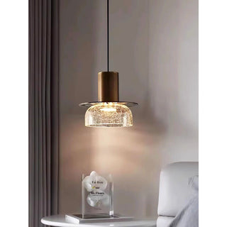Valen Crackle Glass Pendant Light