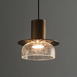 Valen Crackle Glass Pendant Light