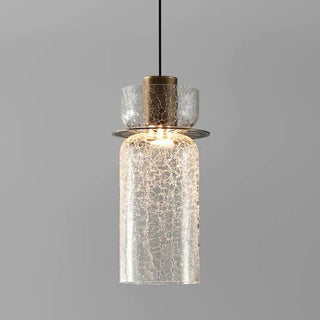 Valen Crackle Glass Pendant Light