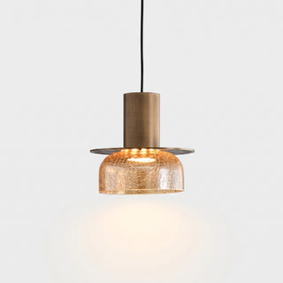 Valen Crackle Glass Pendant Light