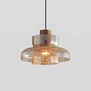 Valen Crackle Glass Pendant Light