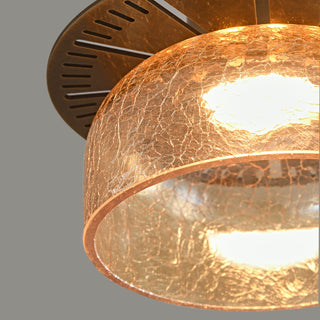 Valen Crackle Glass Pendant Light