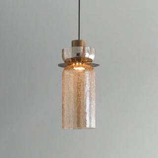 Valen Crackle Glass Pendant Light