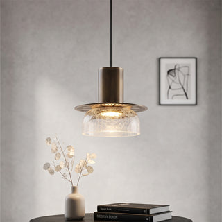 Valen Crackle Glass Pendant Light
