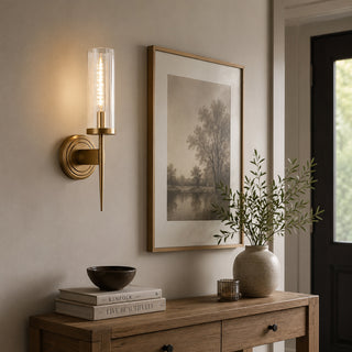 Valen Fluted Glass Sconce