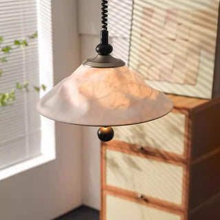 Valeraine Draped Silk Pendant Light