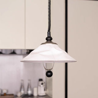 Valeraine Draped Silk Pendant Light