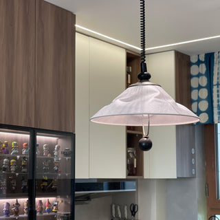 Valeraine Draped Silk Pendant Light