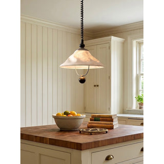 Valeraine Draped Silk Pendant Light