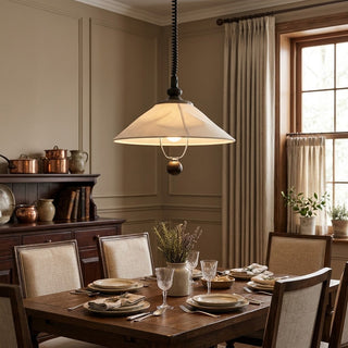 Valeraine Draped Silk Pendant Light