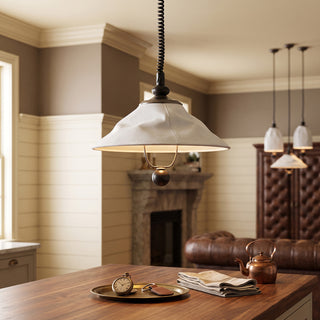 Valeraine Draped Silk Pendant Light