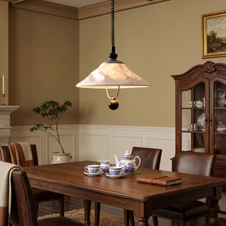 Valeraine Draped Silk Pendant Light