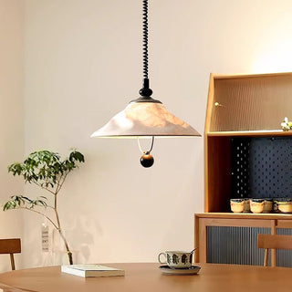 Valeraine Draped Silk Pendant Light