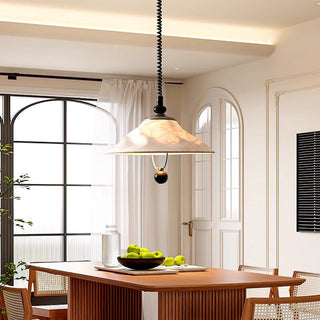 Valeraine Draped Silk Pendant Light