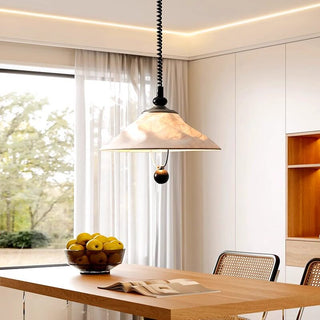 Valeraine Draped Silk Pendant Light