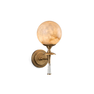 Valmont Alabaster Torch Sconce
