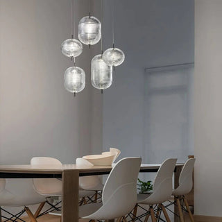 Valo Ribbed Glass Pendant Lamp