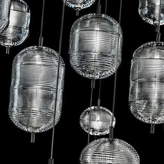 Valo Ribbed Glass Pendant Lamp