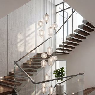 Valo Ribbed Glass Pendant Lamp