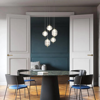 Valo Ribbed Glass Pendant Lamp