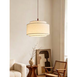 Varenne Stitched Linen Pendant Lamp