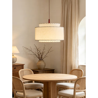 Varenne Stitched Linen Pendant Lamp