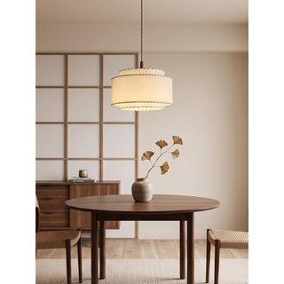 Varenne Stitched Linen Pendant Lamp