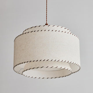 Varenne Stitched Linen Pendant Lamp