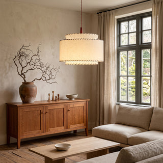 Varenne Stitched Linen Pendant Lamp