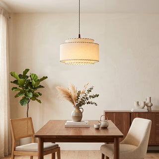 Varenne Stitched Linen Pendant Lamp