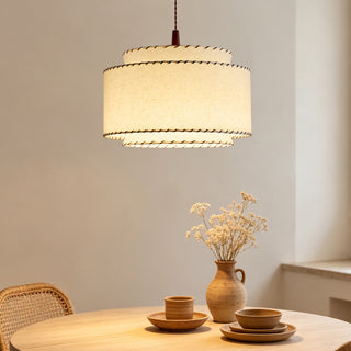 Varenne Stitched Linen Pendant Lamp