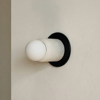 Varian Alabaster Pillar Sconce – detail 18