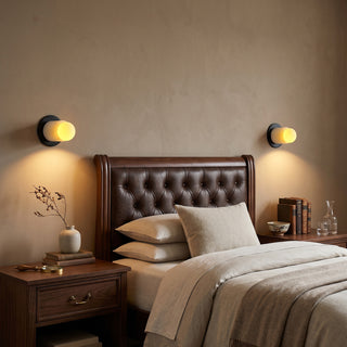 Varian Alabaster Pillar Sconce – detail 3