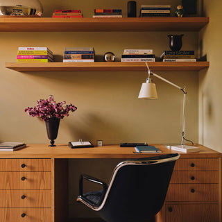 Vector Cantilever Parchment Task Lamp