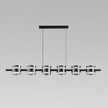 6 heads: L 48″ x W 3.5″ x H 4.7″ / L 122cm x W 9cm x H 12cm