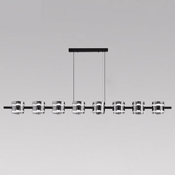 8 heads: L 63″ x W 3.5″ x H 4.7″ / L 160cm x W 9cm x H 12cm