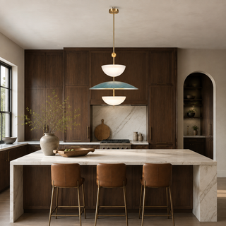 Vevina Tiered Patina Pendant Light