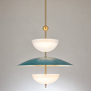 Vevina Tiered Patina Pendant Light