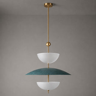 Vevina Tiered Patina Pendant Light