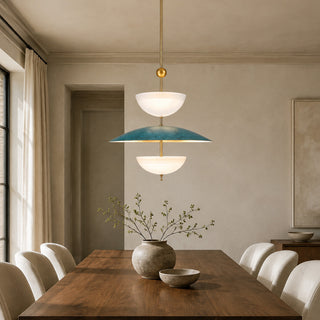 Vevina Tiered Patina Pendant Light
