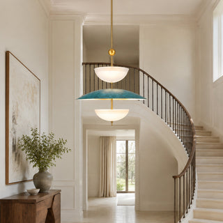 Vevina Tiered Patina Pendant Light