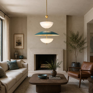 Vevina Tiered Patina Pendant Light