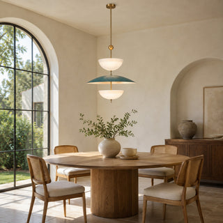 Vevina Tiered Patina Pendant Light