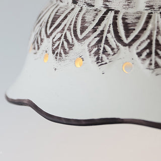 Vivienne Embossed Hanging Sconce