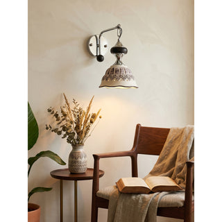 Vivienne Embossed Hanging Sconce