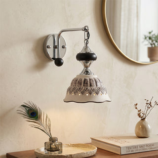 Vivienne Embossed Hanging Sconce