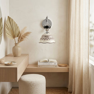 Vivienne Embossed Hanging Sconce