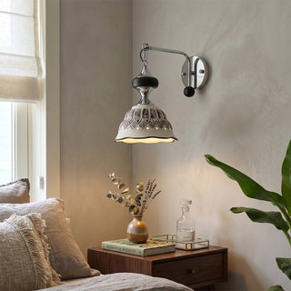 Vivienne Embossed Hanging Sconce