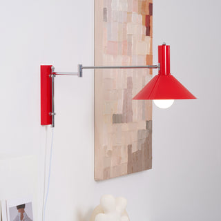 Voltige Contemporary Articulated Metal Wall Light 9.8″